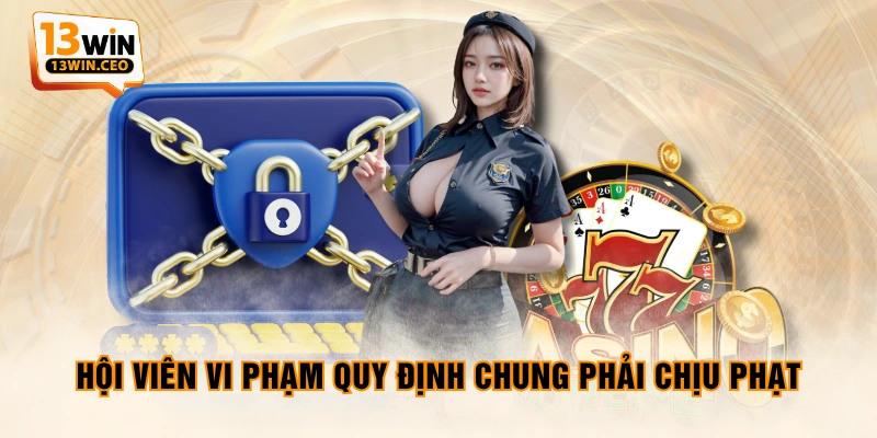 Hội viên vi phạm quy định chung phải chịu phạt